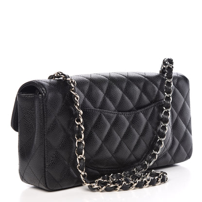 Chanel Caviar Quilted East West Flap Black 3 of 10