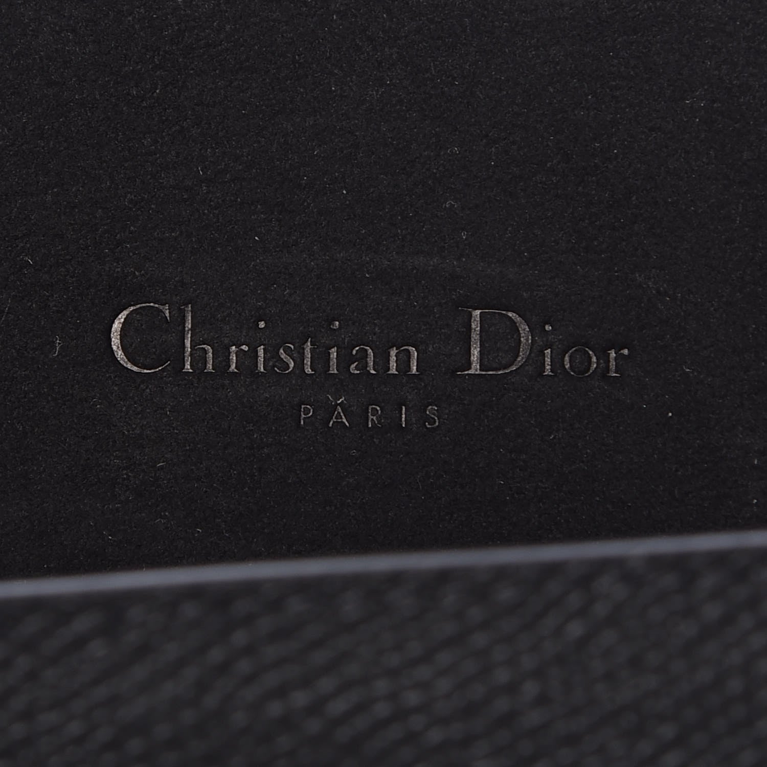 Christian Dior Grained Calfskin Saddle Belt Bag Black 6 of 8