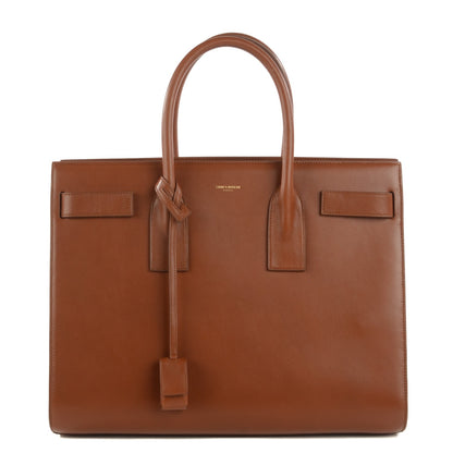 Saint Laurent Calfskin Large Sac De Jour Carryall Cognac 1 of 7