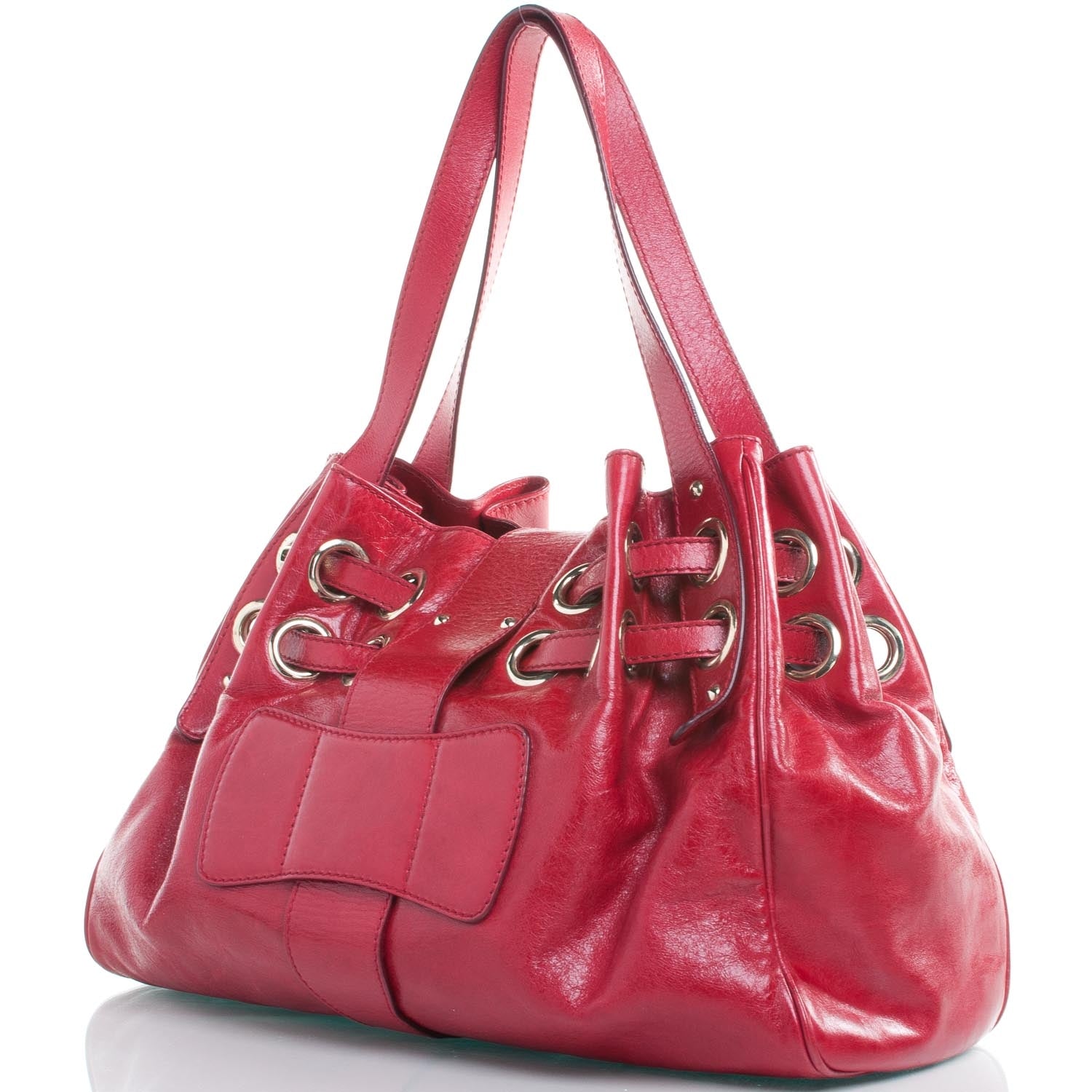 Jimmy Choo Leather Riki Red 4 of 7