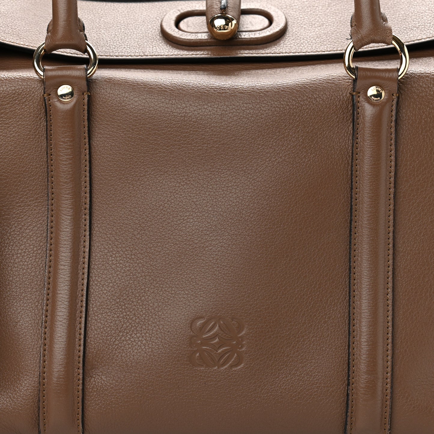 Calfskin Tote Bag Brown