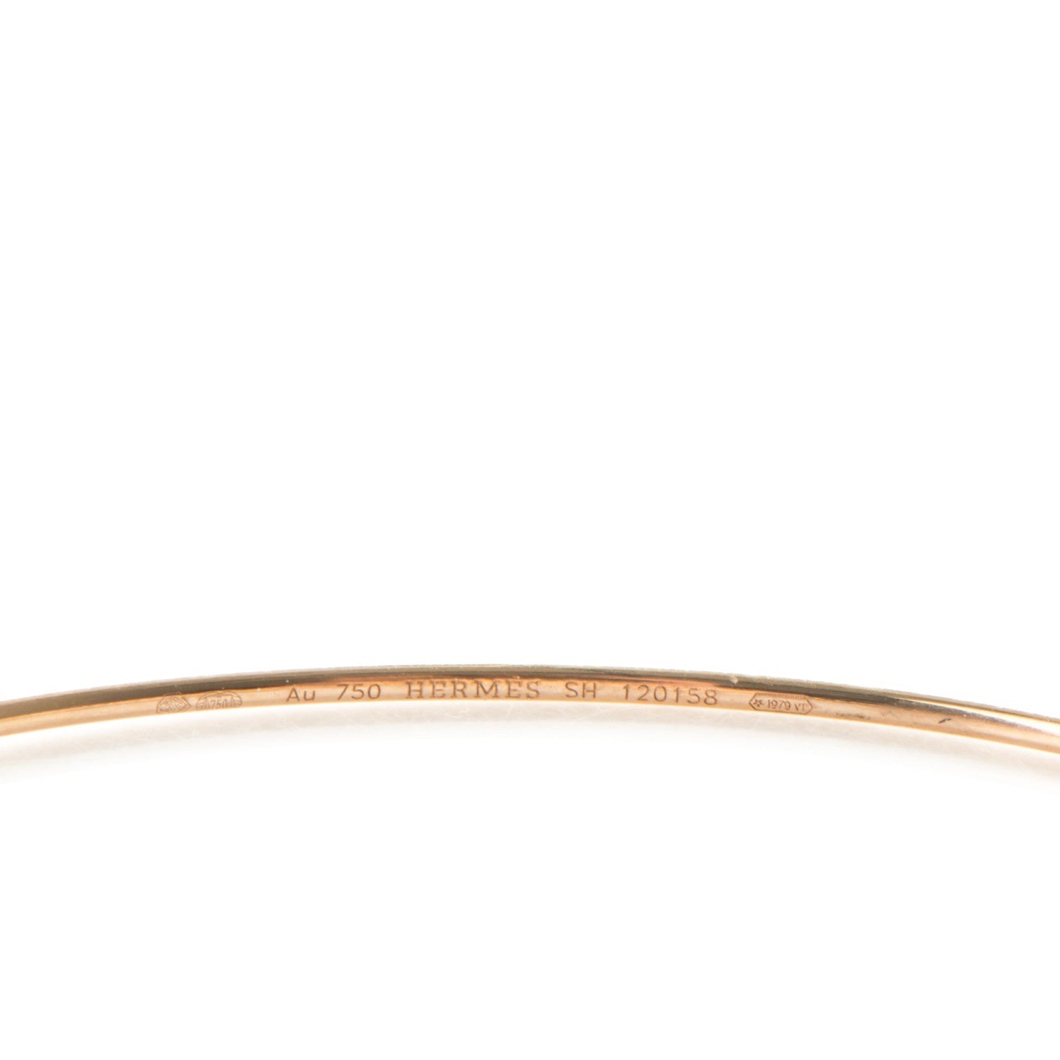 Hermes 18K Rose Gold PM Ronde Chaine d'Ancre Bracelet SH 5 of 6