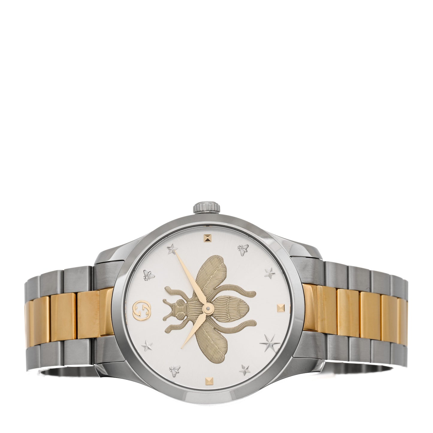 Stainless Steel 38mm G-Timeless Two Tone Bee Quartz Watch