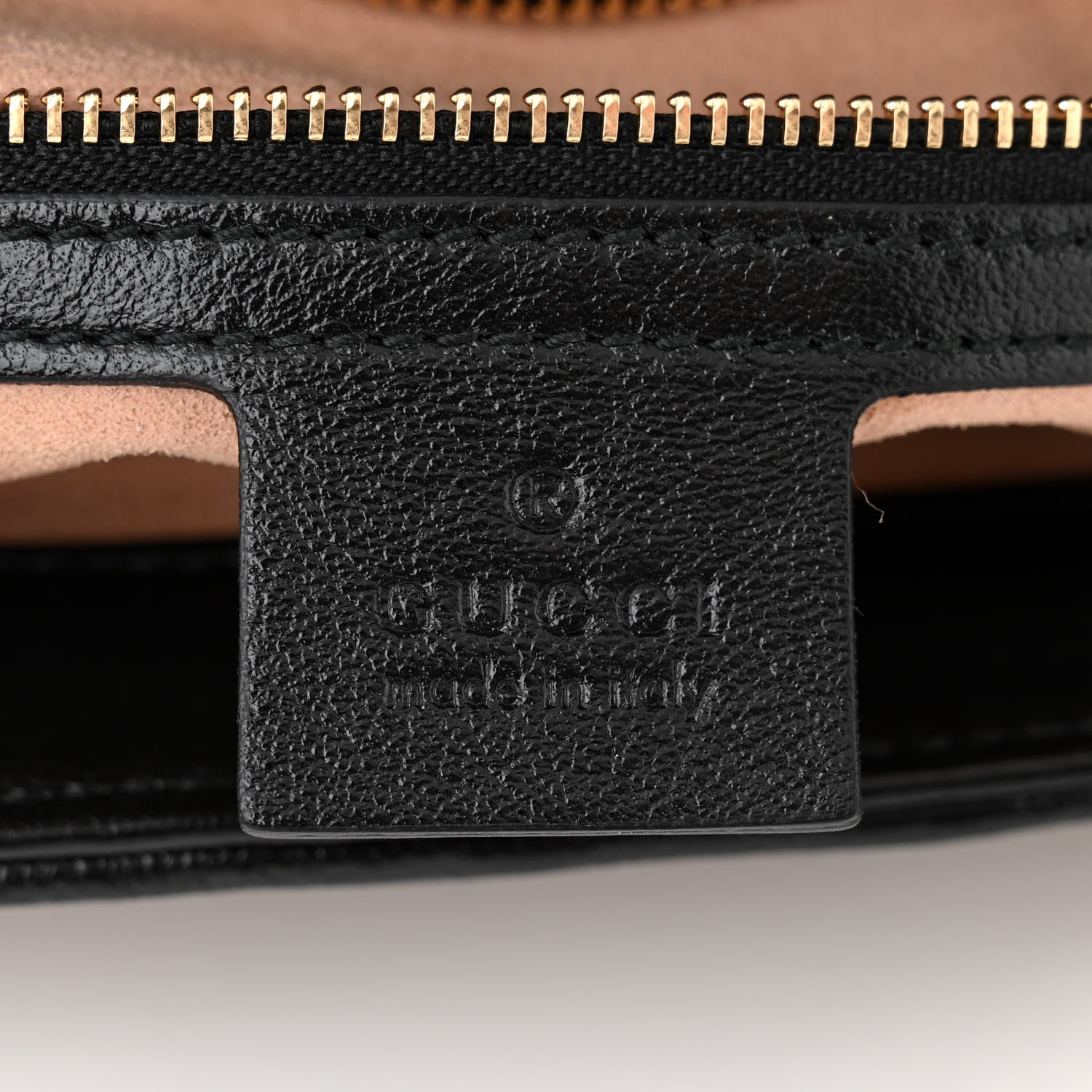 Gucci Monogram Azalea Calfskin Matelasse Diagonal Small GG Marmont Top Handle Shoulder Bag Beige Ebony Black 6 of 10
