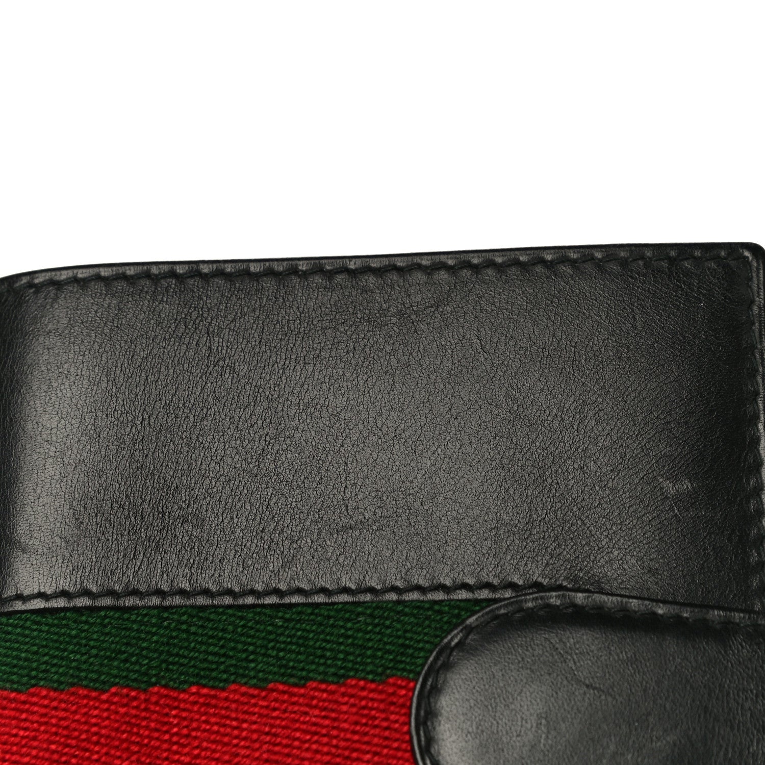 Gucci Calfskin Web Compact Wallet Black 16 of 16
