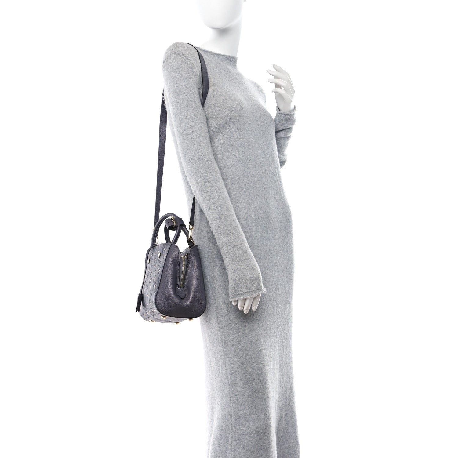 Louis Vuitton LOUIS VUITTON Empreinte Studded Montaigne BB Gris Silver 2 of 16