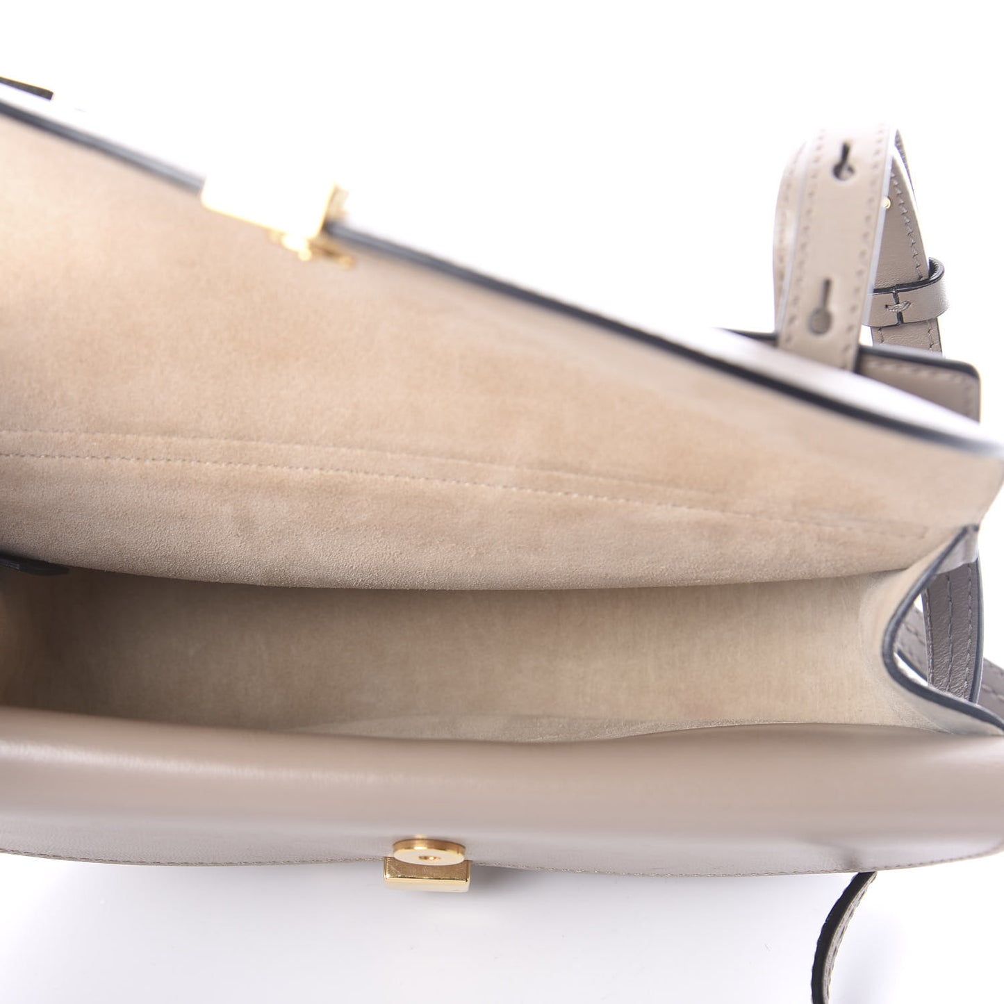 Calfskin Mini Georgia Crossbody Bag Motty Grey