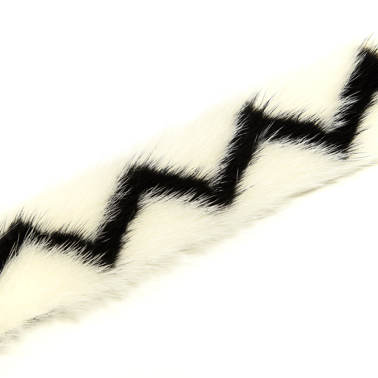 Prada Mink Greche Detachable Strap White Black 2 of 4