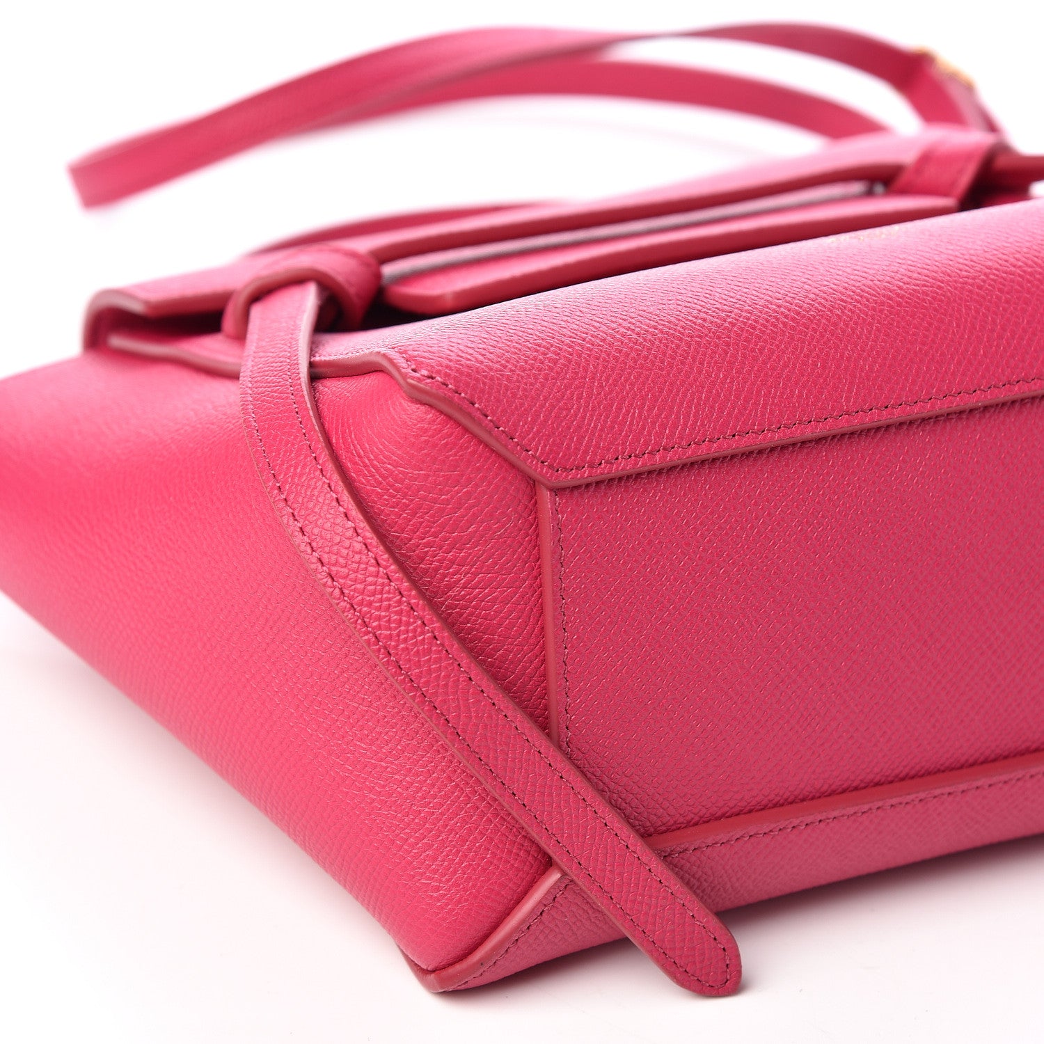Celine Grained Calfskin Nano Belt Bag Pink 7 of 8