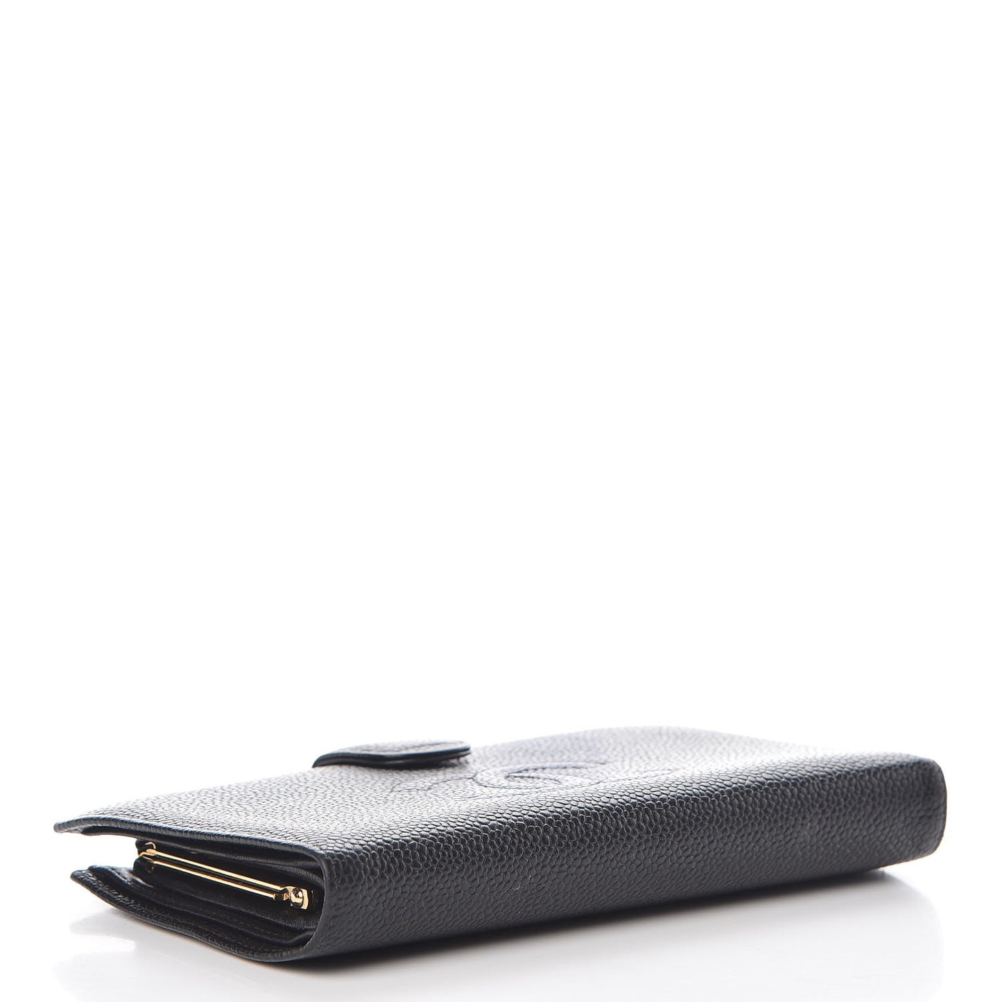 Caviar Timeless CC French Wallet Black