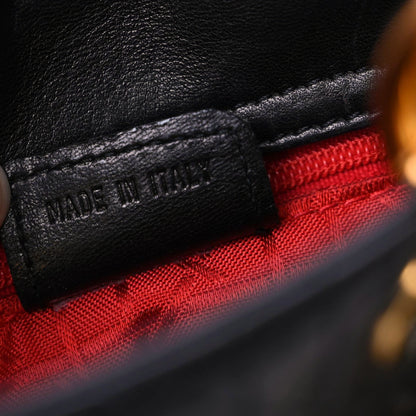 Christian Dior Lambskin Cannage Mini Lady Dior Black 16 of 18