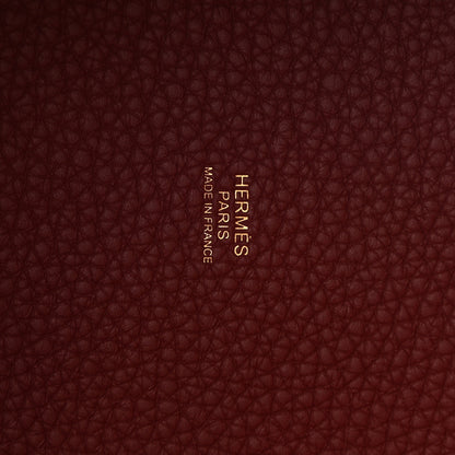 Hermes Taurillon Clemence Picotin Lock 18 PM Rouge H 6 of 11