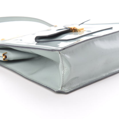 Miu Miu Patent Top Handle Bag Blue 8 of 9