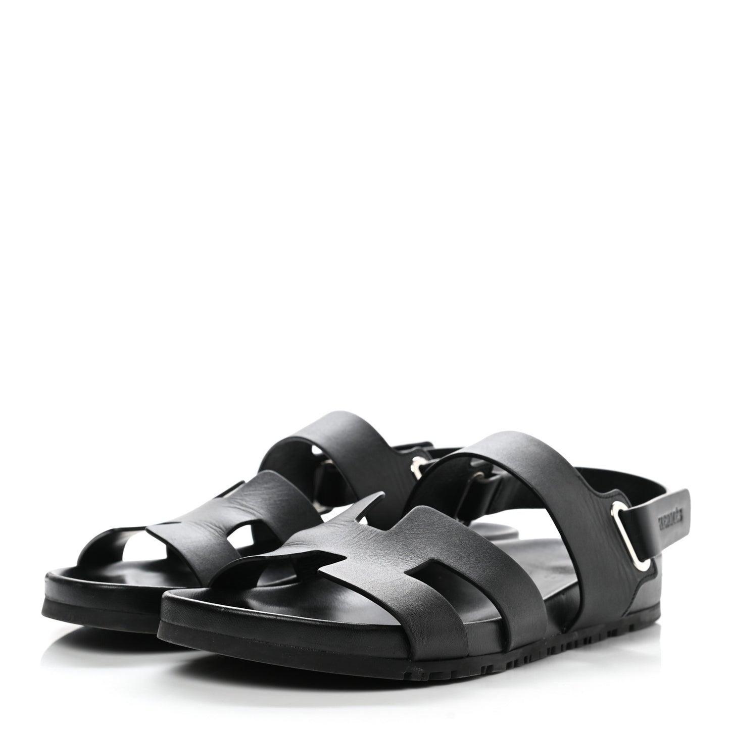 Calfskin Womens Takara Sandals 41 Black
