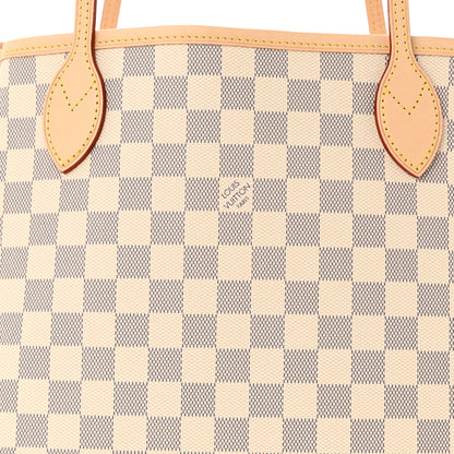 Louis Vuitton Damier Azur Neo Neverfull MM Rose Ballerine 8 of 11