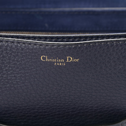 Christian Dior Grained Calfskin Dio(r)evolution Flap Bag Navy Blue 6 of 18