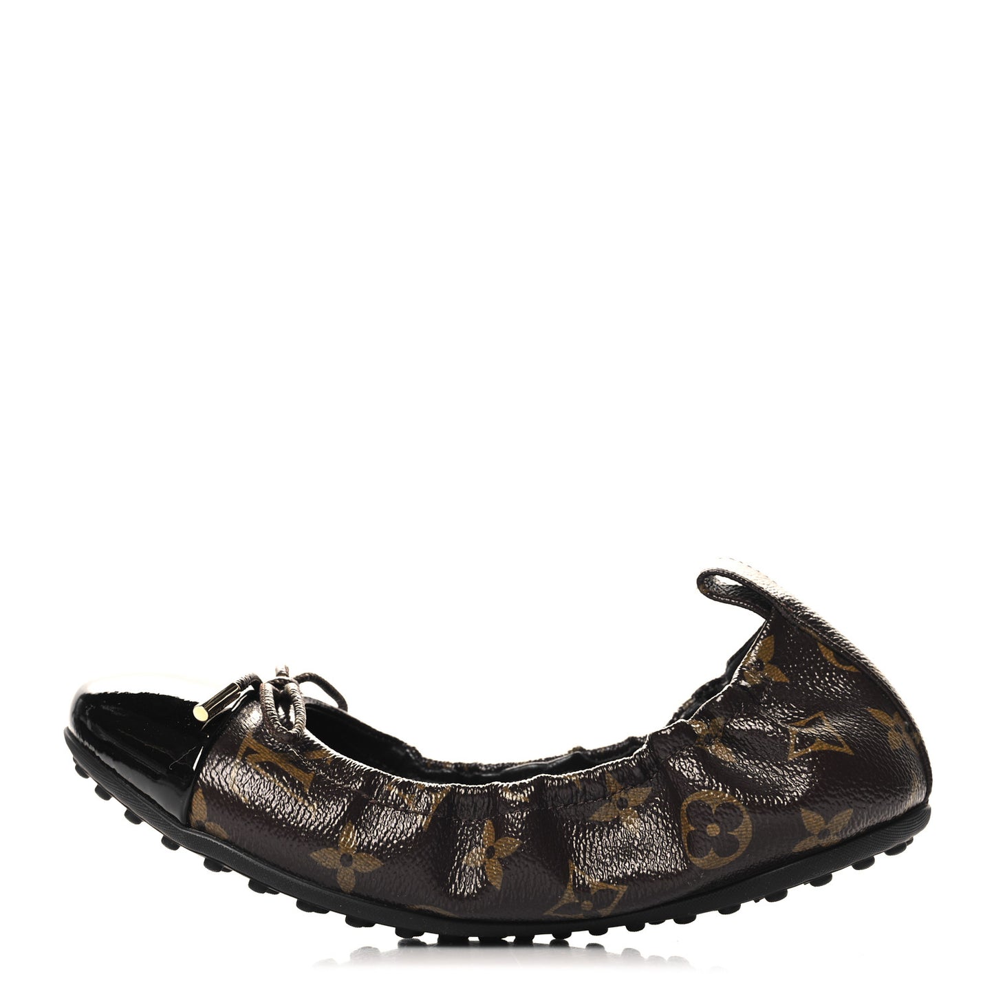 Monogram Flirty Ballerina Flats 37.5 Black