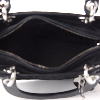 Christian Dior Suede Cannage Medium Lady Dior Black 5 of 12