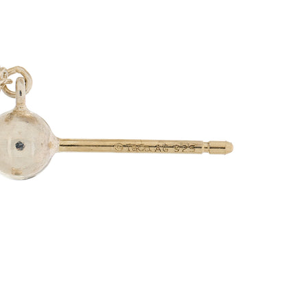 Tiffany Sterling Silver 10mm HardWear Ball Drop Earrings 4 of 5
