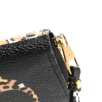 Louis Vuitton Monogram Giant Jungle Zippy Coin Purse Black 8 of 9