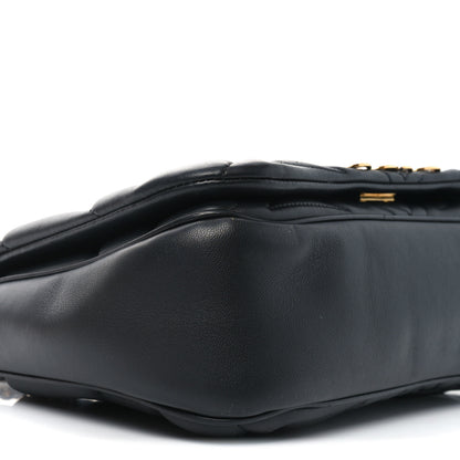 Alexander McQueen Calfskin Quilted The Seal Chain Shoulder Bag Black 8 of 9