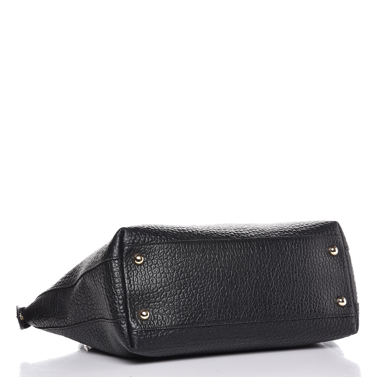 Burberry Signature Grain Calfskin Medium Welburn Tote Black 4 of 7
