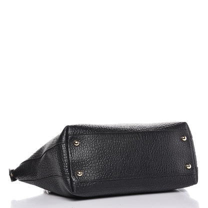 Burberry Signature Grain Calfskin Medium Welburn Tote Black 4 of 7
