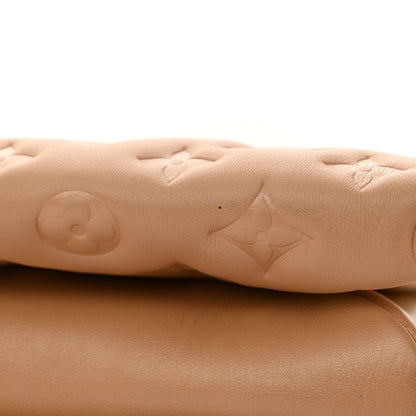 Louis Vuitton Lambskin Embossed Monogram Coussin PM Camel 10 of 11