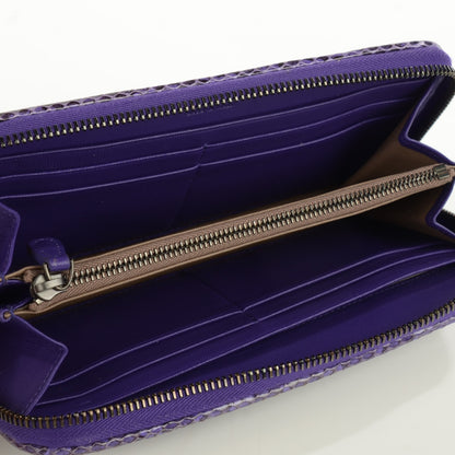 Bottega Veneta Ayers Livrea Intrecciato Zip Around Wallet Plum 10 of 10