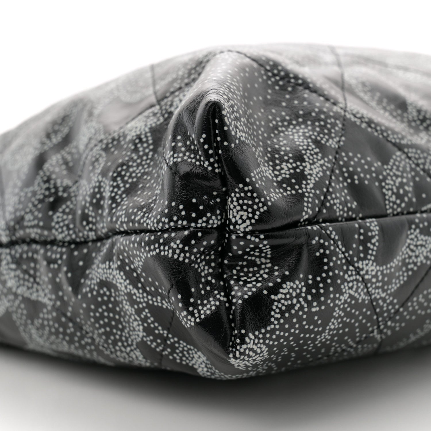 Chanel Printed Calfskin Quilted Chanel 22 Black 9 of 10