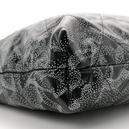 Chanel Printed Calfskin Quilted Chanel 22 Black 9 of 10