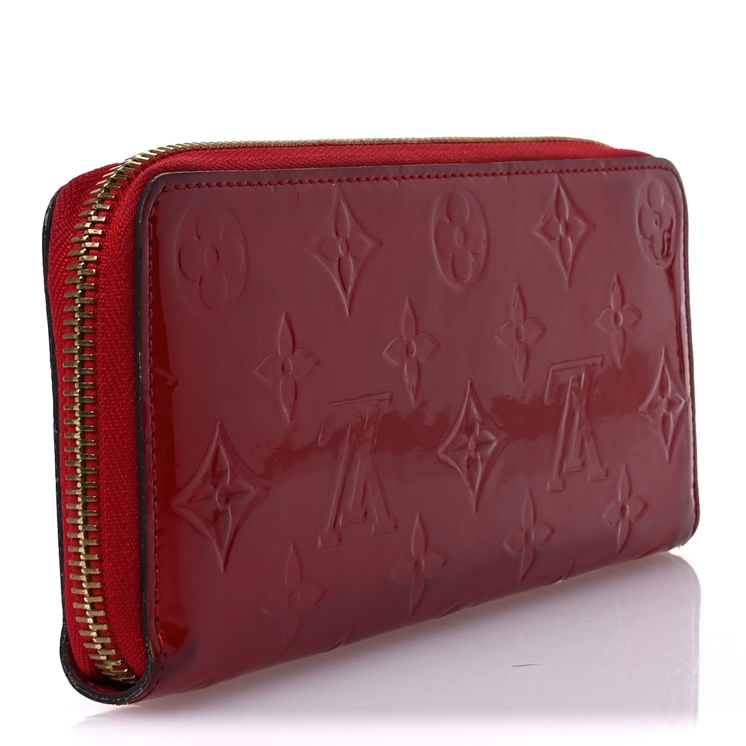 Louis Vuitton Vernis Clemence Wallet Cherry 3 of 8