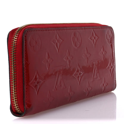 Louis Vuitton Vernis Clemence Wallet Cherry 3 of 8