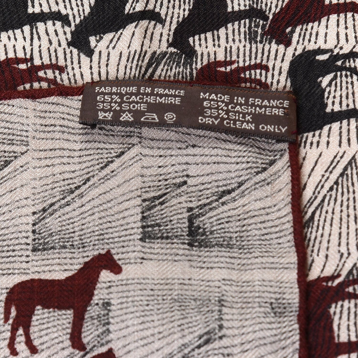 Hermes Cashmere Silk Scarf 100 4 of 4