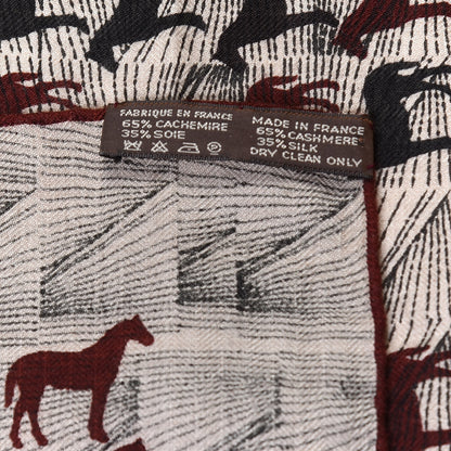 Hermes Cashmere Silk Scarf 100 4 of 4