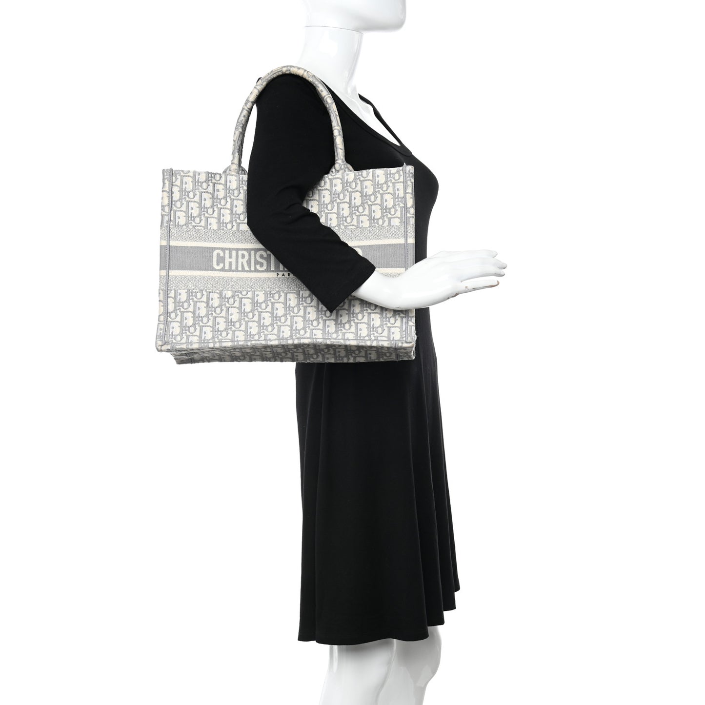 Oblique Medium Book Tote Grey