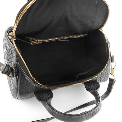 Alexander Wang Pebbled Lambskin Rockie Black Antique Brass Hardware 5 of 8