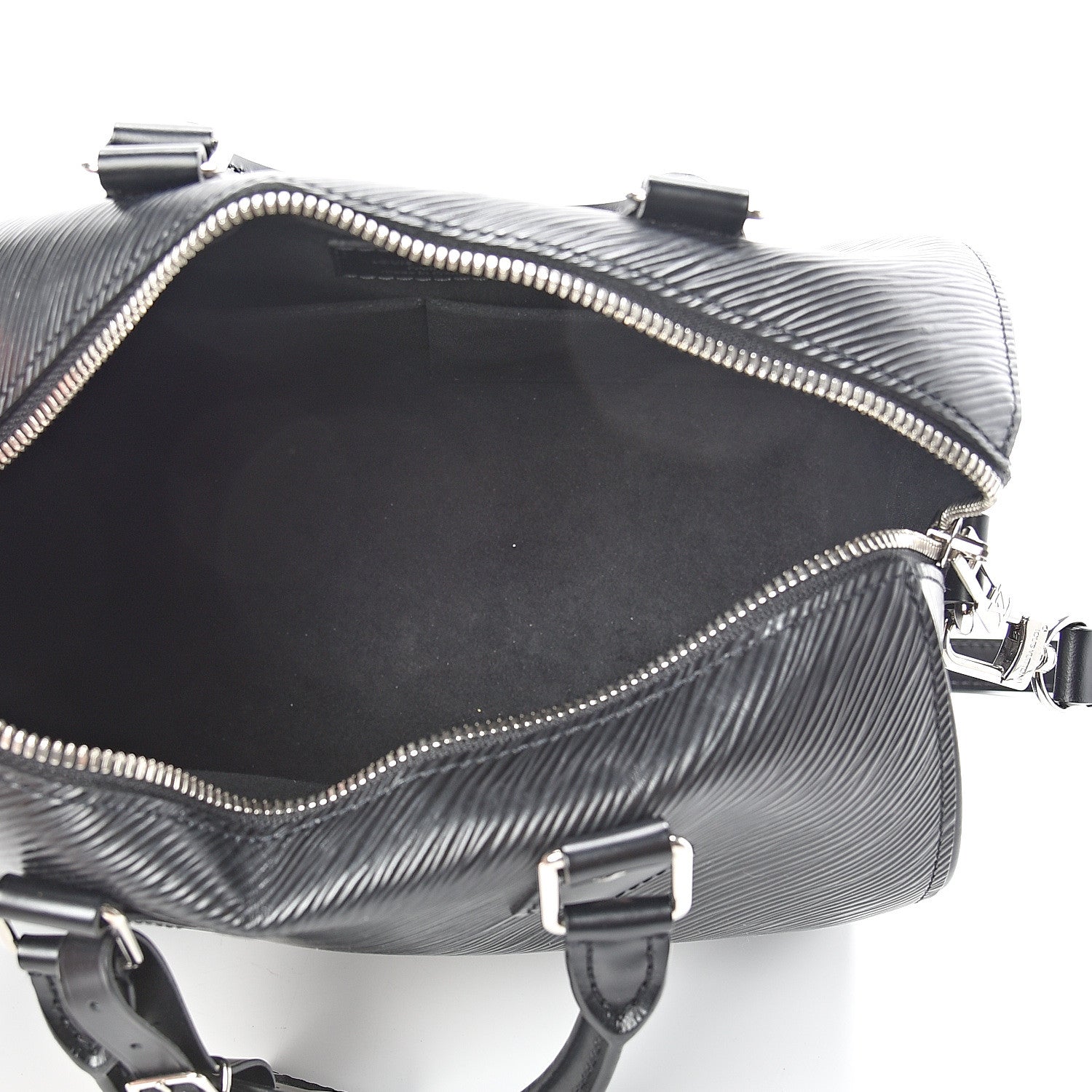 Louis Vuitton Epi Speedy Bandouliere 25 Black 4 of 14