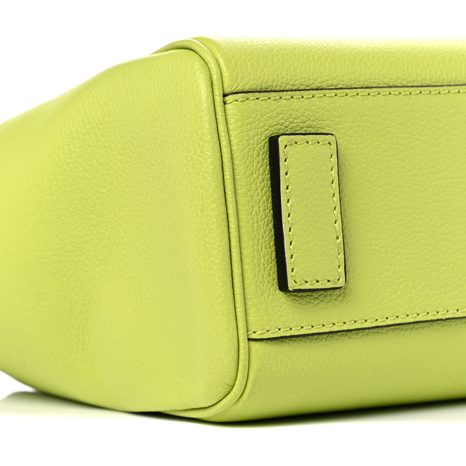 Versace Grained Calfskin Small La Medusa Chain Tote Citron 7 of 9