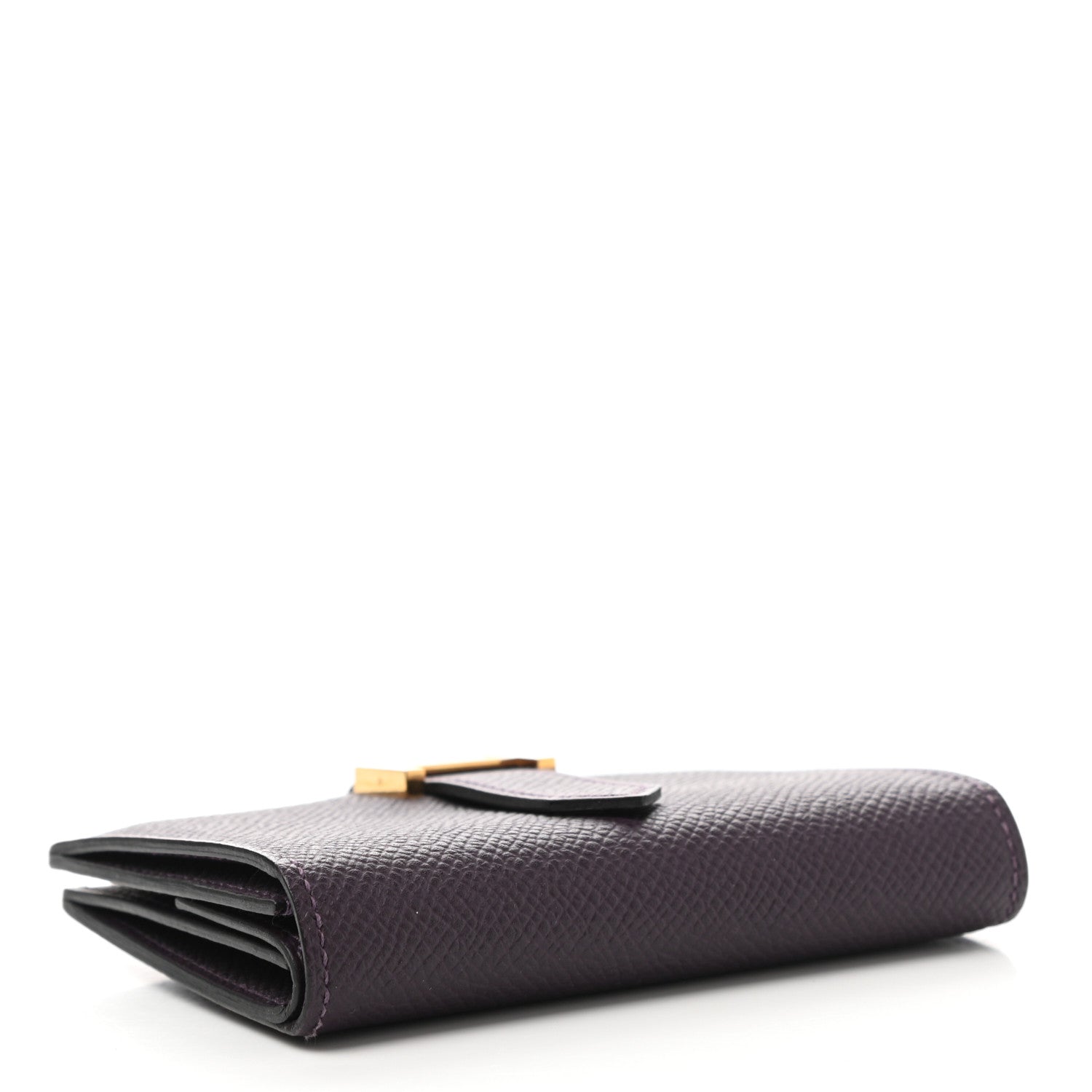 Hermes Epsom Mini Bearn Wallet Raisin 4 of 10
