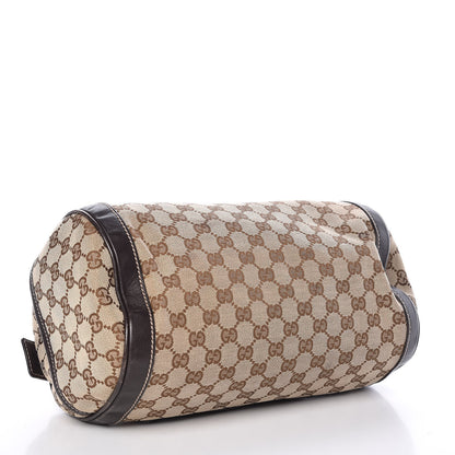 Gucci Monogram Trophy Satchel Ebony 4 of 10
