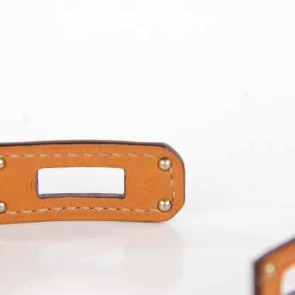 Hermes Epsom Kelly Double Tour Bracelet S Rouge Casaque 7 of 8
