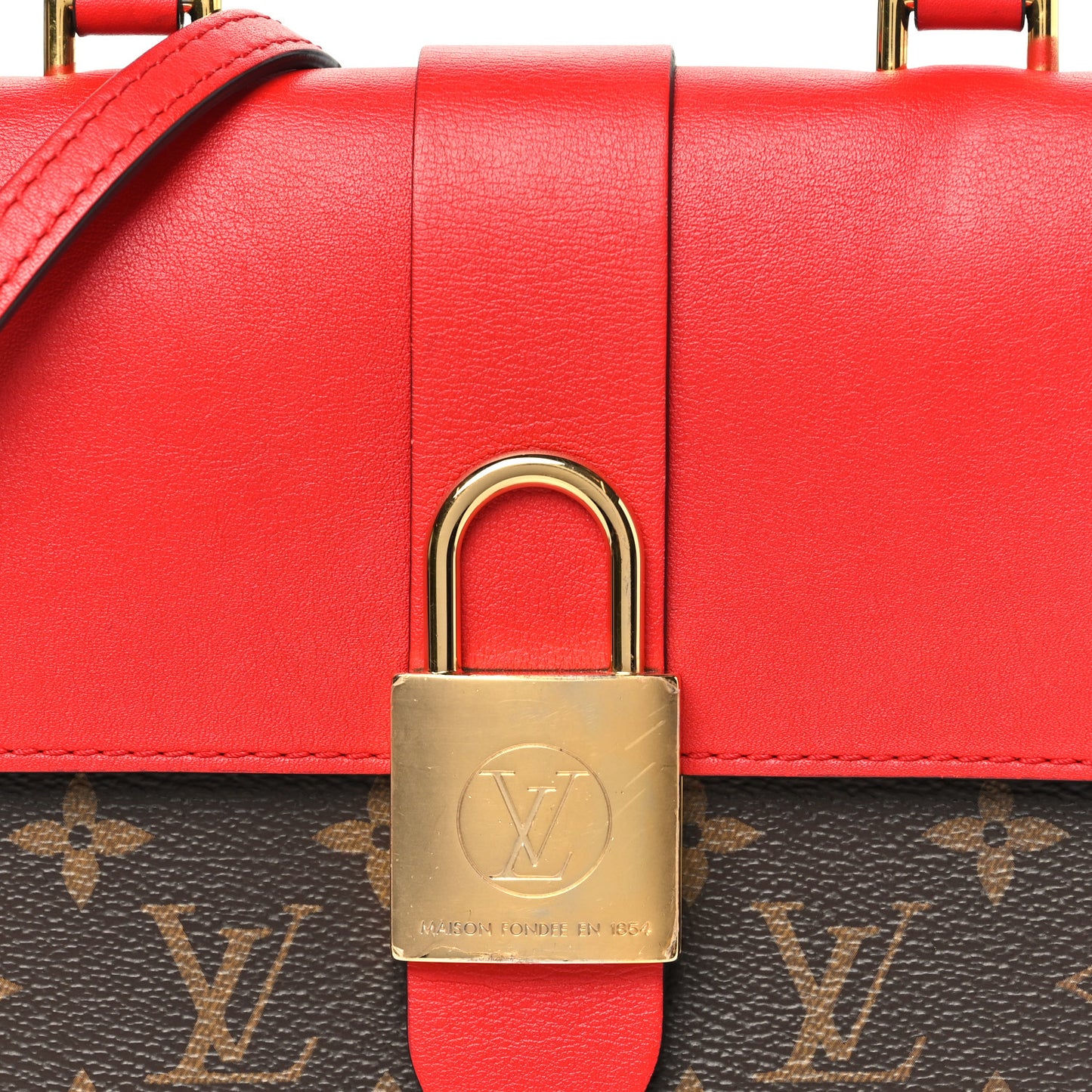 Monogram Locky BB Coquelicot