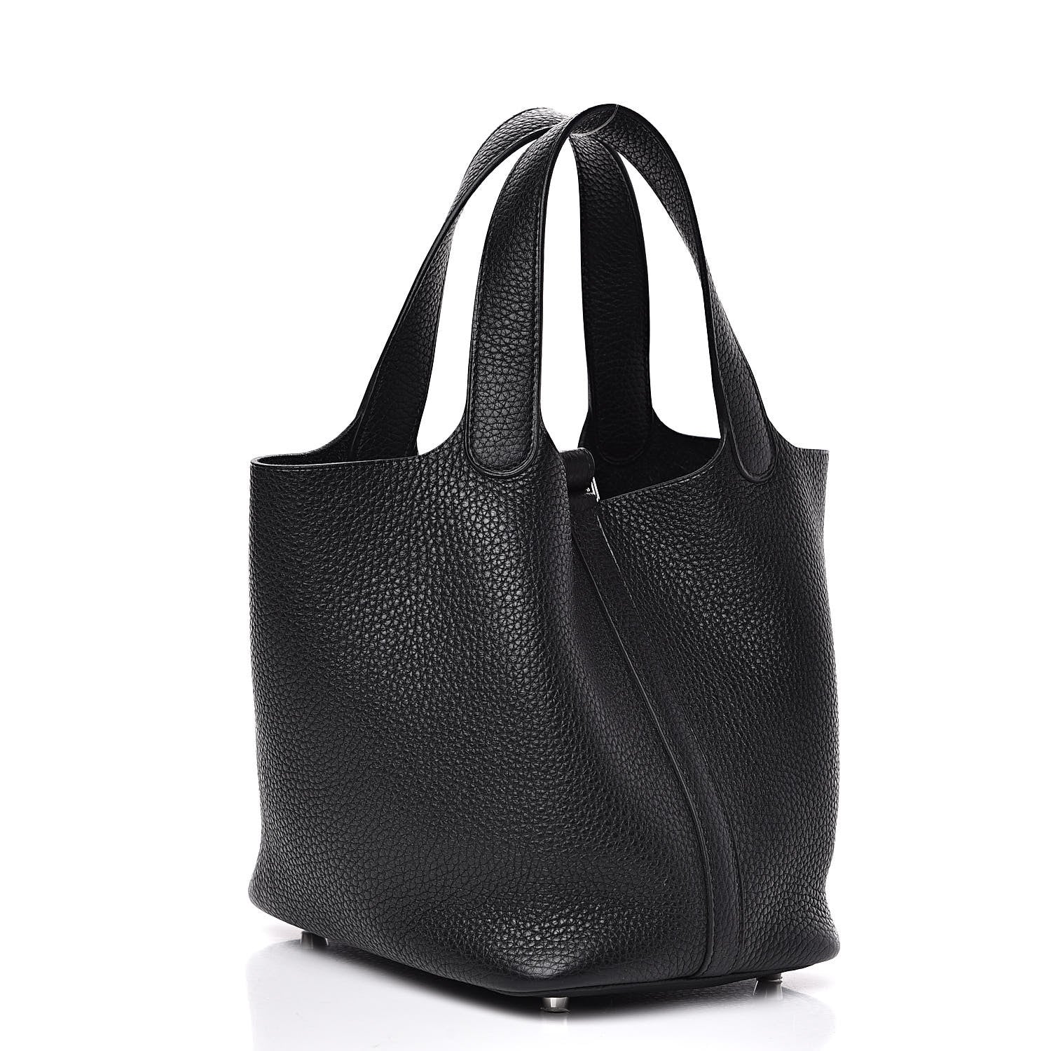 Hermes Taurillon Clemence Picotin Lock 18 PM Black 3 of 10