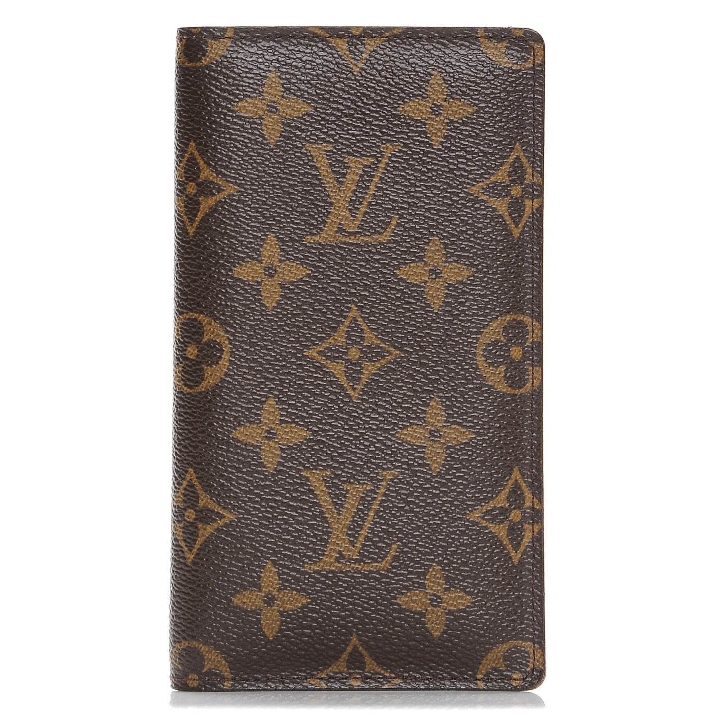 Monogram Checkbook Holder Wallet