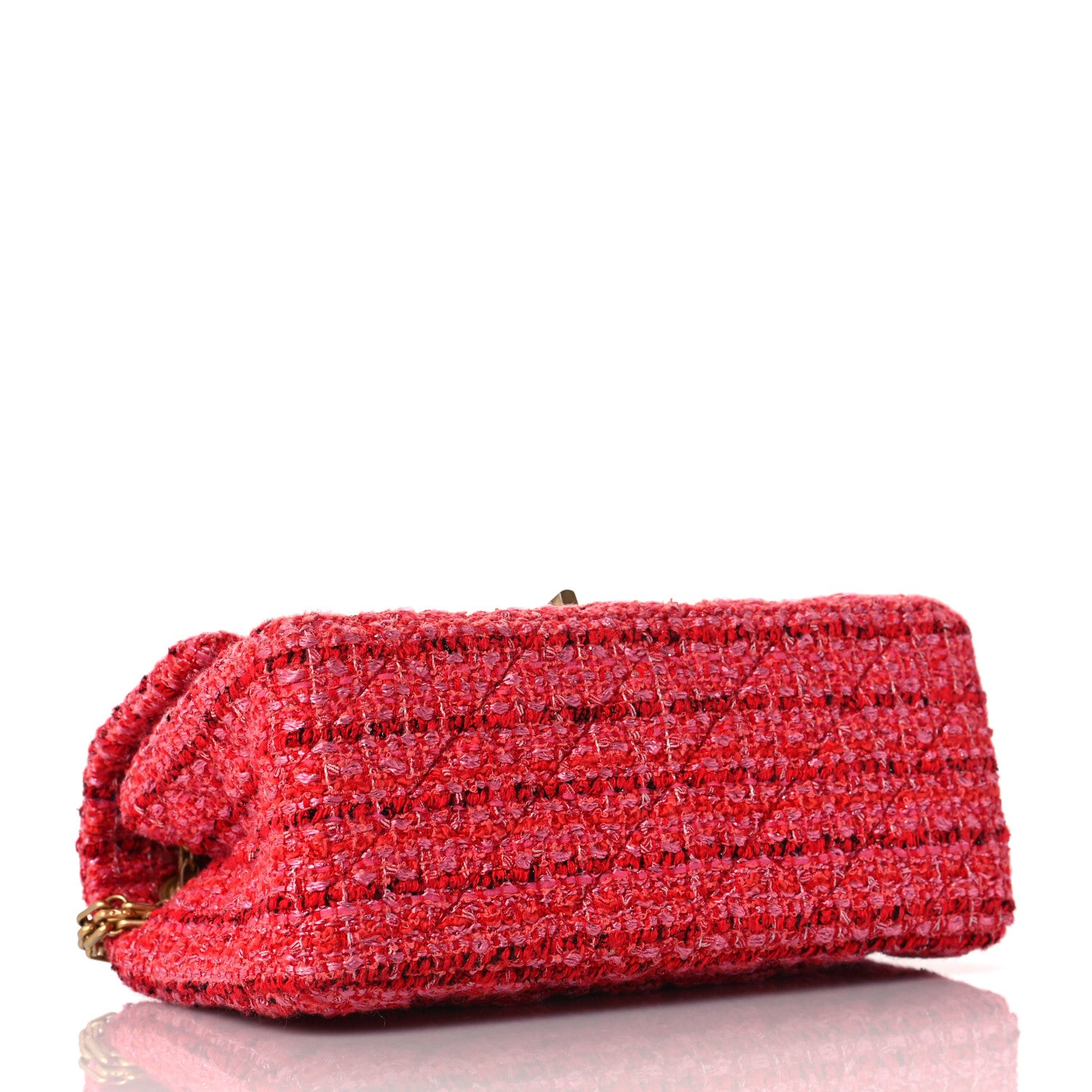 Chanel Tweed Quilted Mini 2.55 Reissue Flap Red Ecru Black 3 of 8