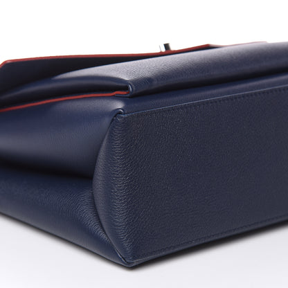 Louis Vuitton Soft Calfskin My Lockme Top Handle Marine Rouge 7 of 8