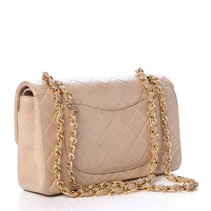 Chanel Lambskin Quilted Small Double Flap Beige 3 of 19