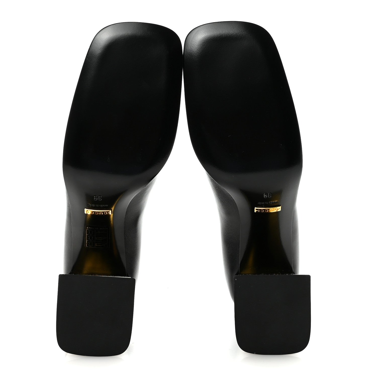 Gucci Malaga Kid Horsebit 75mm Pumps 39 Black 6 of 10