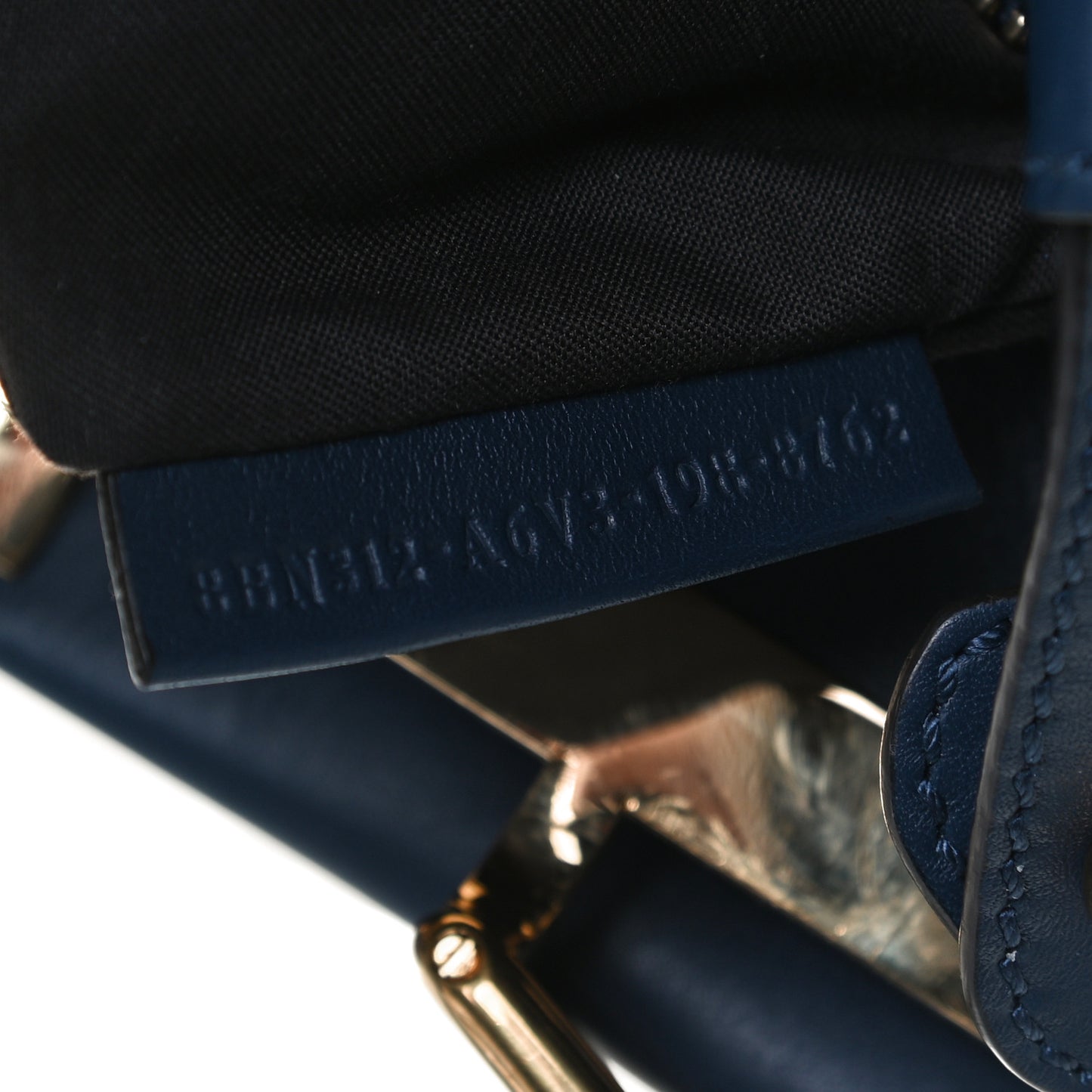Vitello Seta Shiny Nappa Medium 3 Pocket Peekaboo Iconic Satchel Blueberry